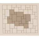 Carrelage opus marbre blanc mat multiformat ( 4 formats ), realmodular venato