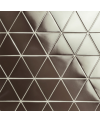 Carrelage triangle argent brillant 18x15.90cm, natriangle plata