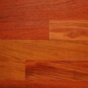 Parquet exotique jatoba verni en contrecollé massif salle de bain largeur 140mm épaisseur 15mm