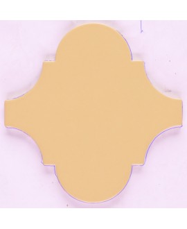 Carrelage arabesque provençal jaune mat 20x12.5cm et 10.5x6.5cm, natprovençal grillé