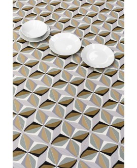 Carrelage décor imitation carreau ciment géométrique 20x20cm rectifié, santafun winter1, R10