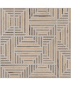 Carrelage imitation béton mat décoré, 90x90cm rectifié, santaform décor