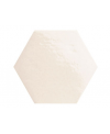 Carrelage blanc brillant, triangle, hexagonal, ou provençal, en grès cérame émaillé natmare ibiza