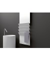 Sèche-serviette radiateur eau chaude contemporain vertical design AntflapsA 201x35cm de couleur