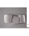 Sèche-serviette radiateur eau chaude design Antscudi O horizontal blanc mat 72x173cm