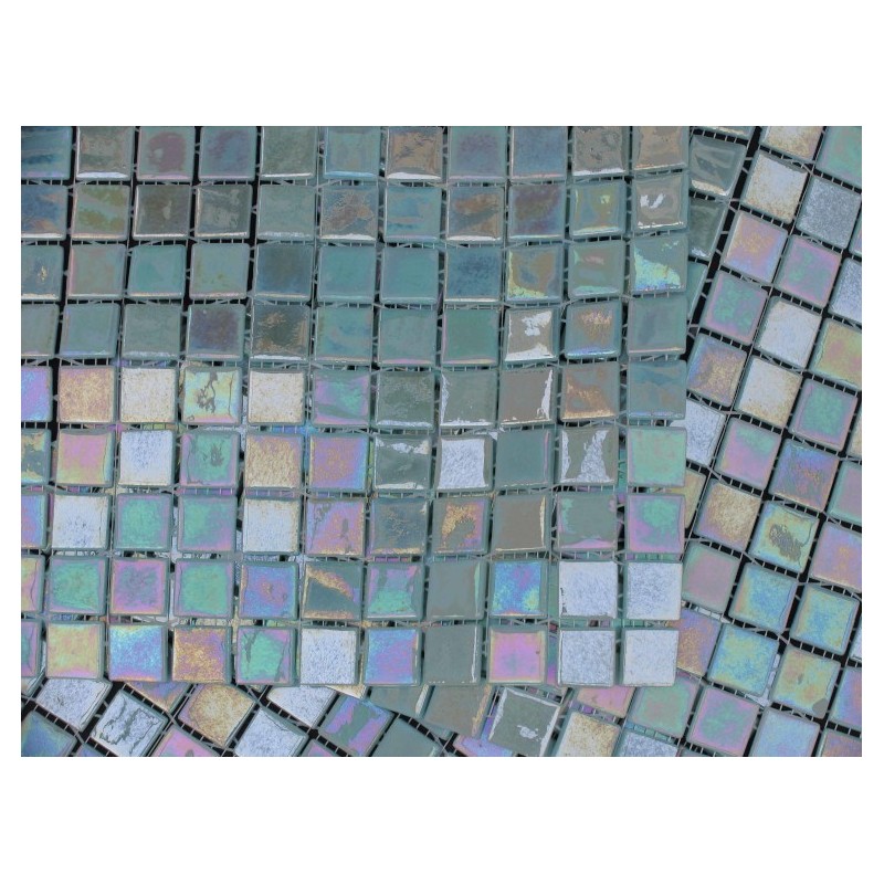 emaux de verre piscine mosaique salle de bain lotto 2.5x2.5 cm