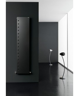 Sèche-serviette radiateur contemporain vertical design eau chaude noir mat antflat VS