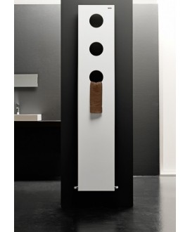 Sèche-serviette radiateur design eau chaude blanc mat 203x39.8cm antreo V vertical