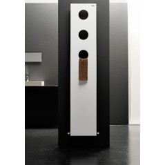 Sèche-serviette radiateur design eau chaude blanc mat 203x39.8cm antreo V vertical