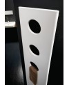 Sèche-serviette radiateur design eau chaude blanc mat 203x39.8cm antreo V vertical