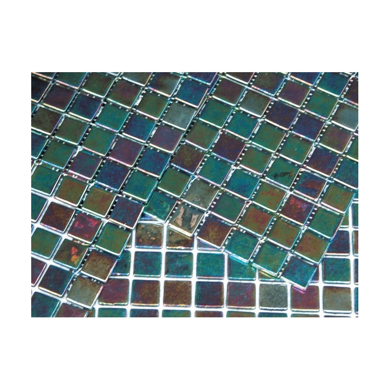 emaux de verre piscine mosaique salle de bain acquaris sahe 2.5x2.5 cm