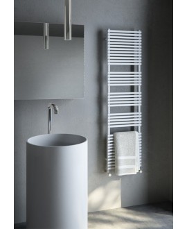 Sèche-serviette radiateur eau chaude design Anth20bath blanc brillant
