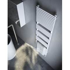 Sèche-serviette radiateur eau chaude design Anth20bath blanc mat