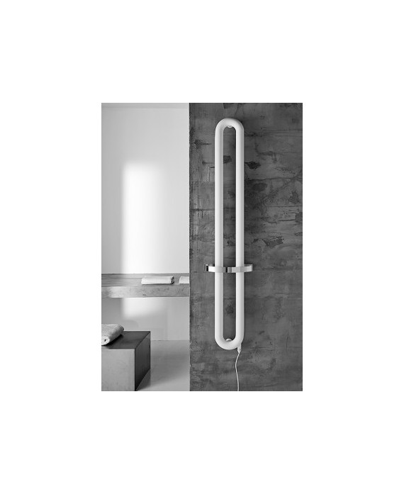 Sèche-serviette radiateur électrique salle de bain contemporain 170X21CM Antubone V vertical de couleur