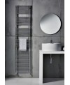Sèche-serviette radiateur électrique design salle de bain contemporain Anttrimbath 152x40cm 700w