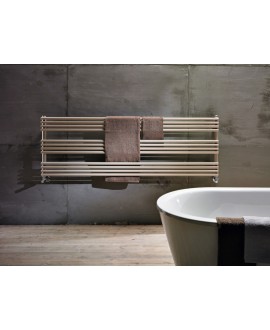 Sèche-serviettes radiateur eau chaude design beige mat antBDO25