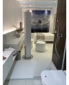 Sèche-serviette radiateur électrique blanc mat salle de bain contemporain 170x14.1cm anttower