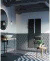 Sèche-serviette radiateur électrique design vertical salle de bain AntflapsB 201x35cm de couleur
