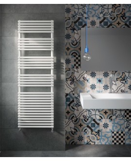 Sèche-serviette radiateur électrique design salle de bain contemporain AntBD25S 152x40cm 700w