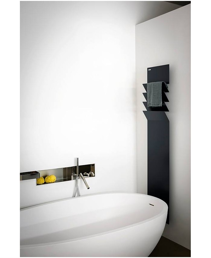 Sèche-serviette radiateur électrique contemporain design salle de