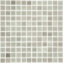 Emaux de verre piscine gris nuancé mosaique salle de bain mosbr-4001 2.5x2.5x0.4cm sur trame.