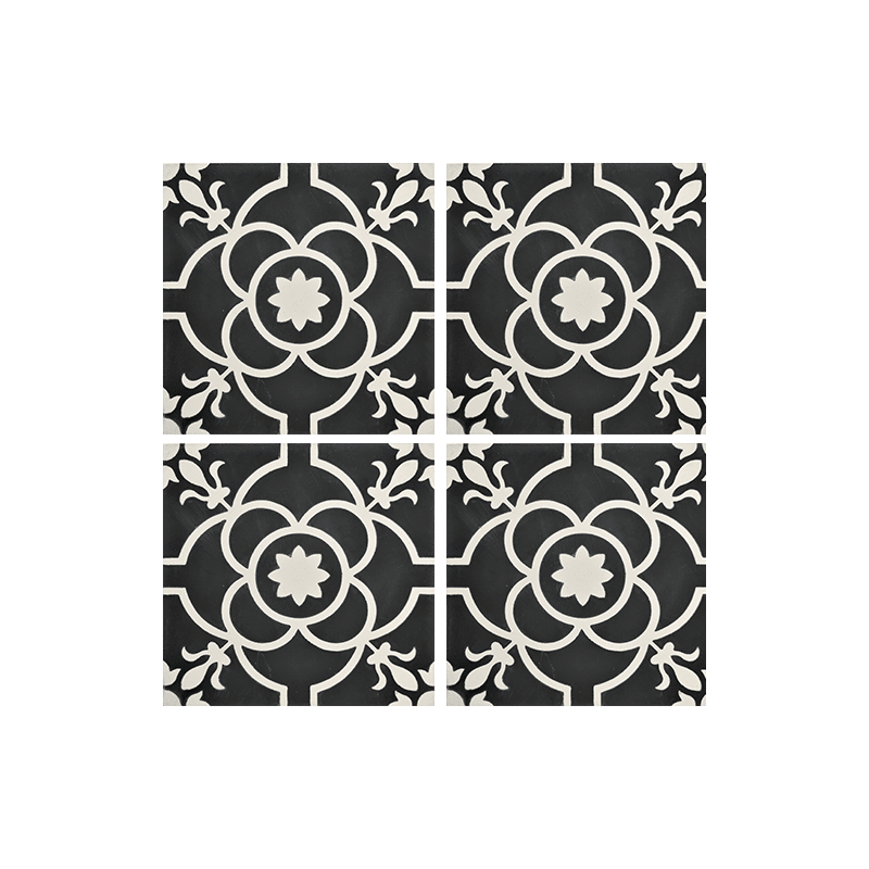 Carrelage ciment décor style ancien SH134-12 20x20cm