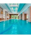 Emaux de verre bleu clair irisé metallisé piscine mosaique salle de bain iridis 23 2.5x2.5 cm