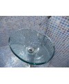 emaux de verre piscine mosaique salle de bain acquaris edel 2.5x2.5 cm