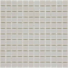 Emaux de verre antidérapant pour les marches de la piscine gris clair mosaique salle de bain mc-402 2.5x2.5cm sur trame.