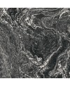 Carrelage imitation ciment liquide, marbre noir moderne poli brillant 90x90cm rectifié, restaurant I santaliquid moon