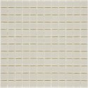 Emaux de verre ivoire marfil piscine mosaique salle de bain mosmc-501 2.5x2.5 cm sur trame.