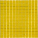 Emaux de verre jaune piscine crédence cuisine mosaique salle de bain mosmc-701 2.5x2.5cm sur trame.