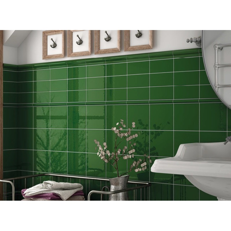 Carrelage rectangulaire contemporain vert victoria equipevolution