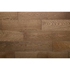 Parquet chêne français massif, brossé badiane huilé, ép : 10mm , Hbadiane