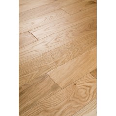 Parquet chêne français massif, brossé naturel verni mat, ép : 10mm , Hvernimat