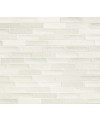 Carrelage moderne mural blanc mat rectangulaire natuchic 6.4x26cm cotton