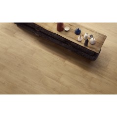 Carrelage imitation parquet contemporain sans noeud naturel, 20x120cm rectifié, santapwood naturel