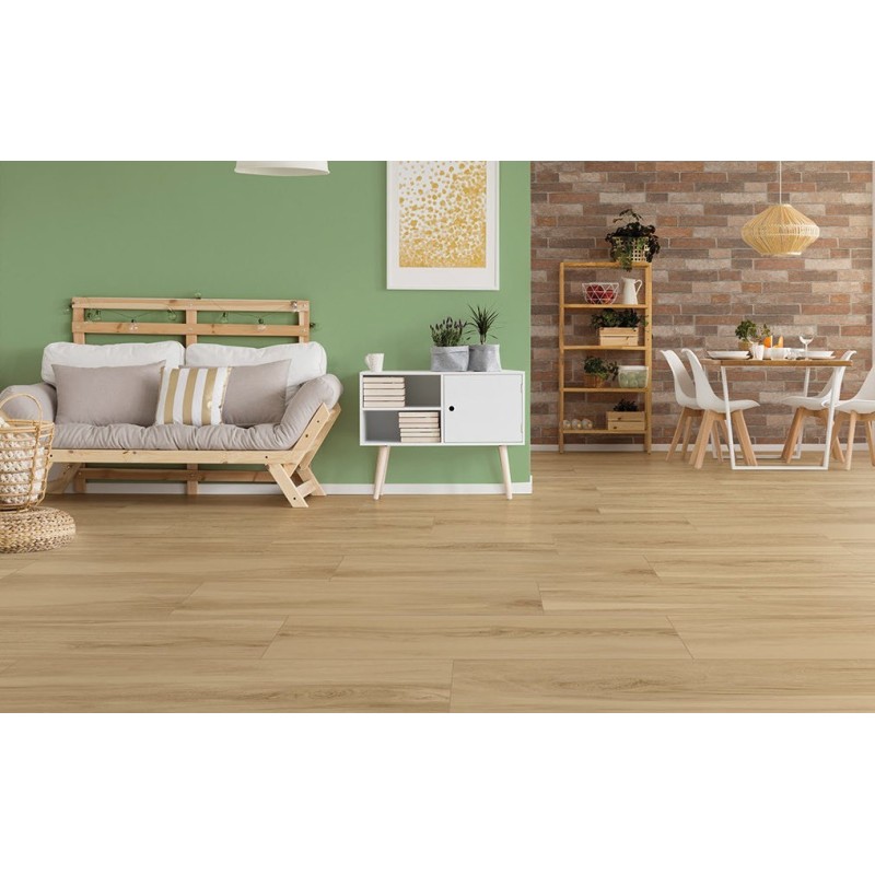 Carrelage imitation parquet ancien bois petits noeuds, 20x120cm rectifié, savelegance miel