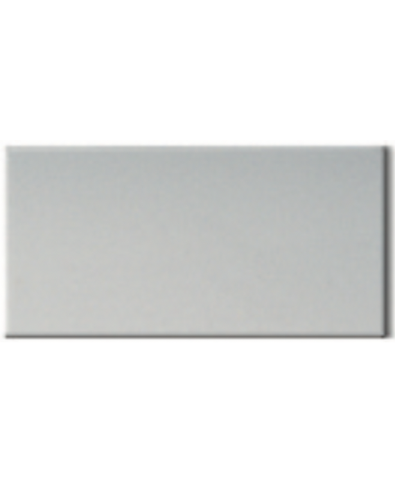 Carrelage effet zellige de couleur gris perle uni brillant 7.5x15x1cm, D terracim