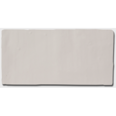 Carrelage effet zellige de couleur crème uni brillant 7.5x15x1cm, D terracim