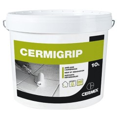 Primaire d'adhérence en neuf et rénovation avec de coller le carrelage, 5L, cermigrip