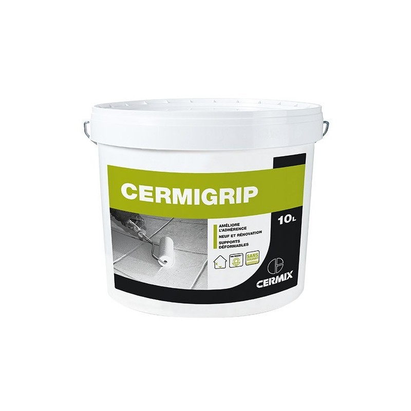 Primaire d'adhérence en neuf et rénovation avec de coller le carrelage, 5L, cermigrip