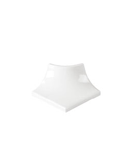 Angle extérieur pour carrelage piscine imitation zellige blanc brillant 3x3cm, natucpool luz comp.ext.media cana