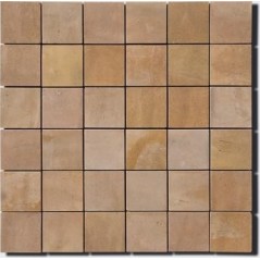 Mosaique zellige crédence cuisine salle de bain D 5x5cm grege sur trame 30x30cm