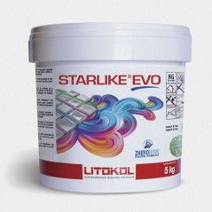 Colle et joint epoxy blanc pur starlike 5kg assulato