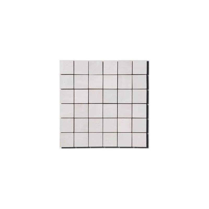 Mosaique zellige salle de bain cuisine D 5x5cm nuage sur trame 30x30cm