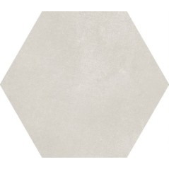 Carrelage hexagonal en grès cérame émaillé perle 23x26cm apemacba pearl