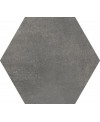 Carrelage hexagonal en grès cérame émaillé imitation ciment 21x18,2cm apehexawork coal