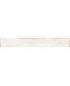 Carrelage vieux parquet bois peint en blanc, chambre, sol et mur, 15X120cm, rectifié, Santablend blanc