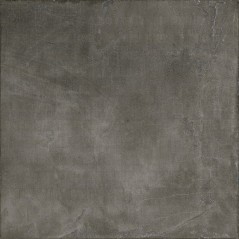 Carrelage imitation béton ou résine mat, très grand format 120x120cm rectifié, santaset dark